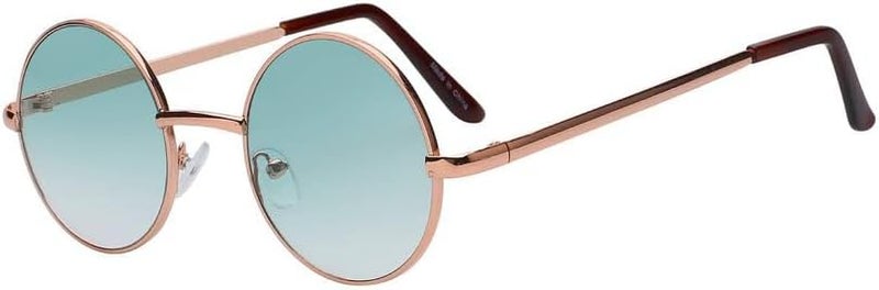 OWL Round Sunglasses Metal Frame Hippie Sunglasses UV400 Polycarbonate Circle Lens John Lennon Sunglasses for Men Women - Image 2